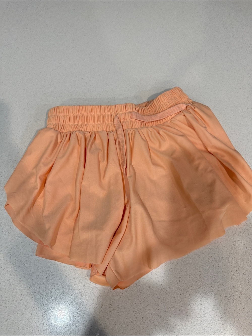 Carter's Girls Peach Pull-On Layered Athletic Shorts